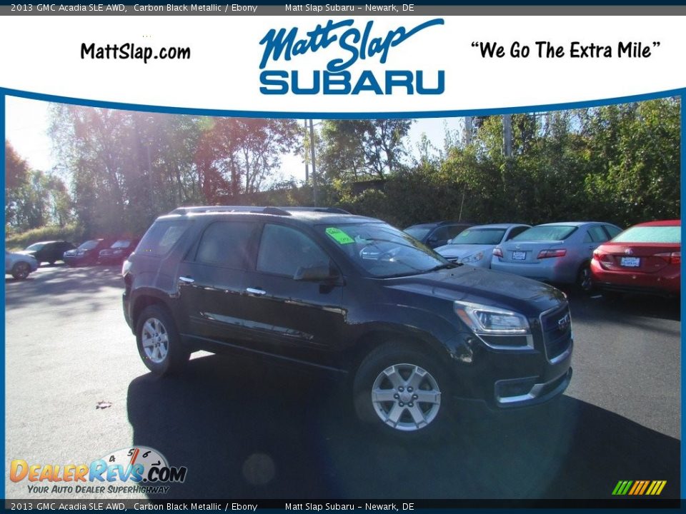 2013 GMC Acadia SLE AWD Carbon Black Metallic / Ebony Photo #1