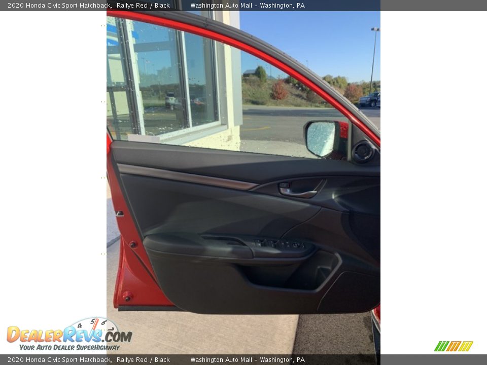 2020 Honda Civic Sport Hatchback Rallye Red / Black Photo #10