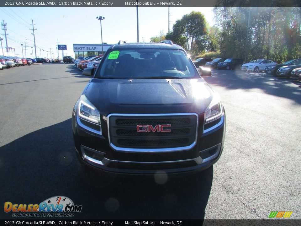 2013 GMC Acadia SLE AWD Carbon Black Metallic / Ebony Photo #3