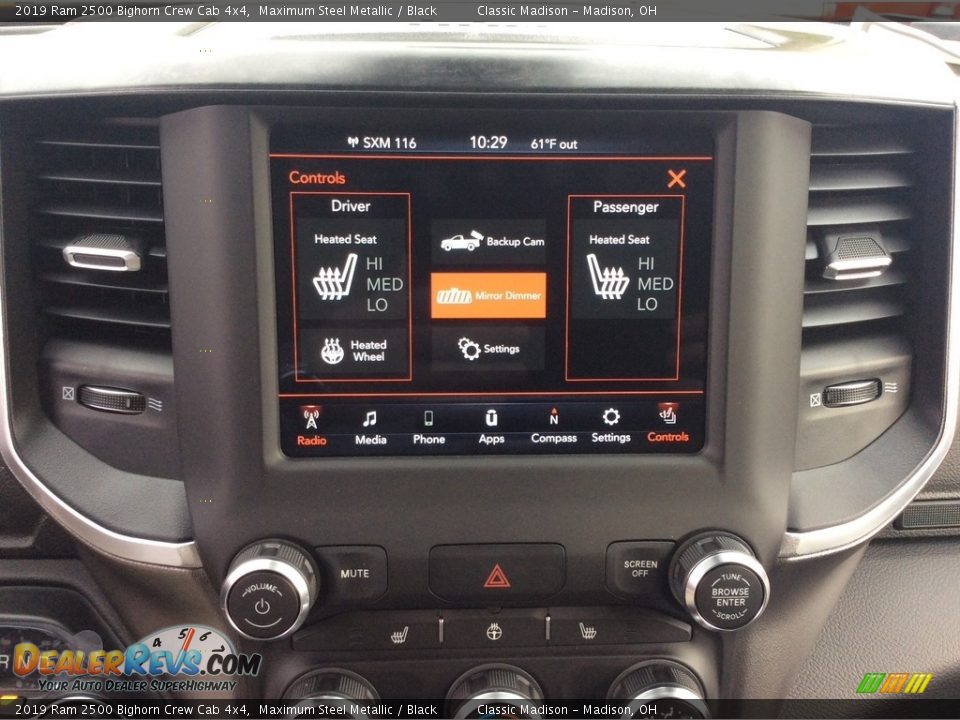 2019 Ram 2500 Bighorn Crew Cab 4x4 Maximum Steel Metallic / Black Photo #15