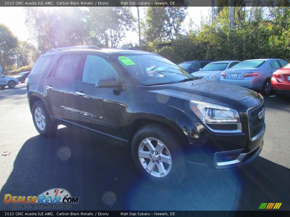 2013 GMC Acadia SLE AWD Carbon Black Metallic / Ebony Photo #4