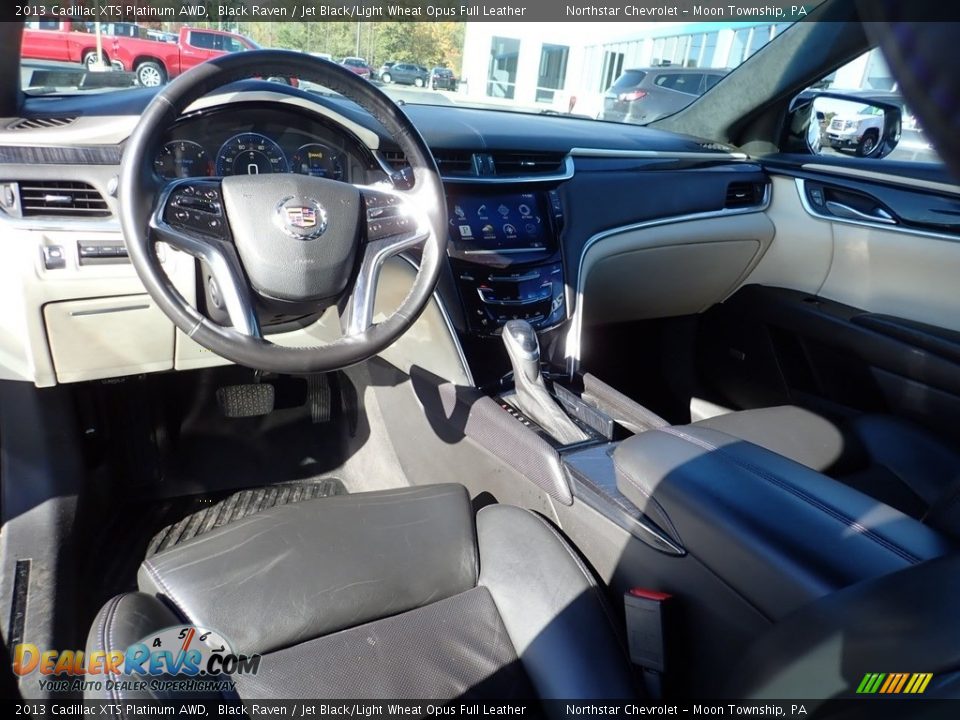 2013 Cadillac XTS Platinum AWD Black Raven / Jet Black/Light Wheat Opus Full Leather Photo #21