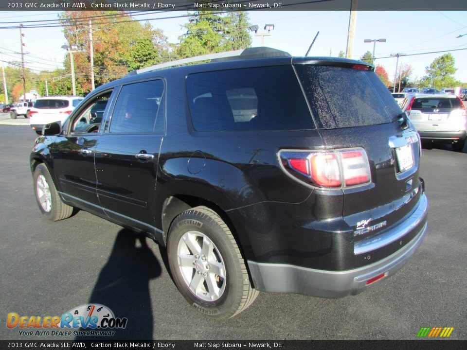2013 GMC Acadia SLE AWD Carbon Black Metallic / Ebony Photo #8