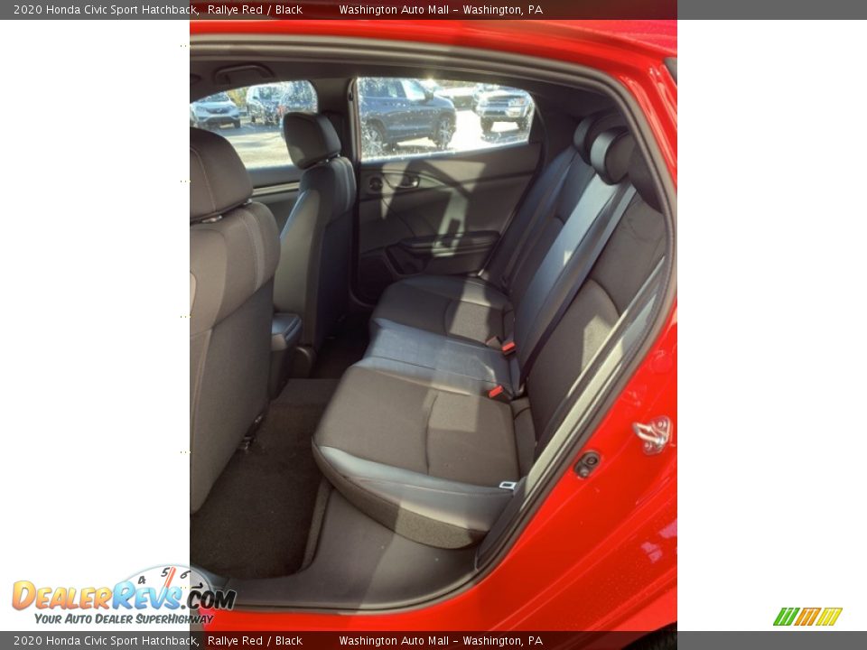 2020 Honda Civic Sport Hatchback Rallye Red / Black Photo #19