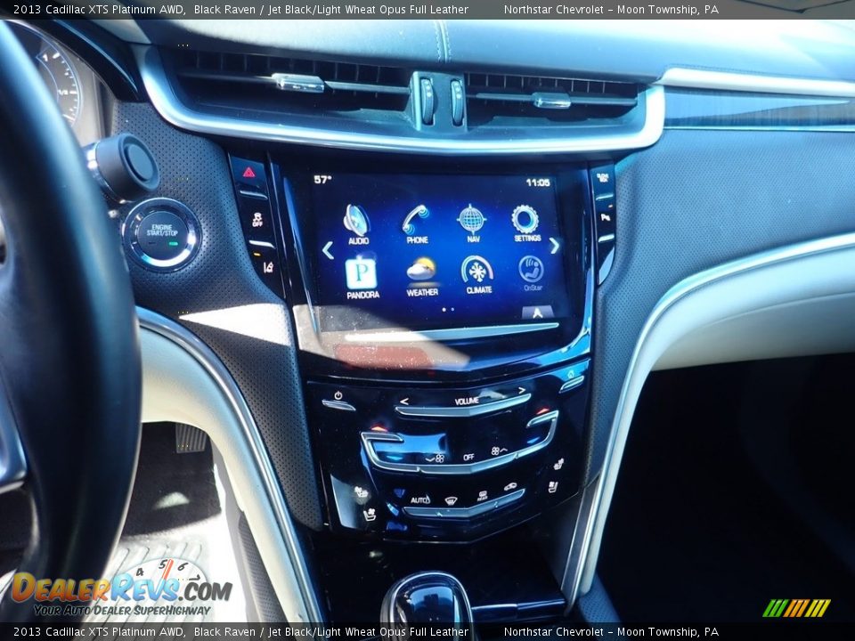 2013 Cadillac XTS Platinum AWD Black Raven / Jet Black/Light Wheat Opus Full Leather Photo #27