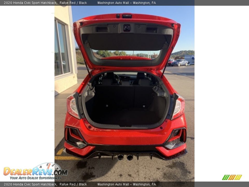 2020 Honda Civic Sport Hatchback Rallye Red / Black Photo #20
