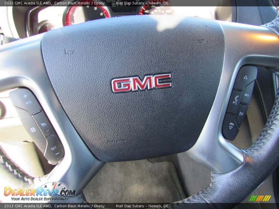 2013 GMC Acadia SLE AWD Carbon Black Metallic / Ebony Photo #11