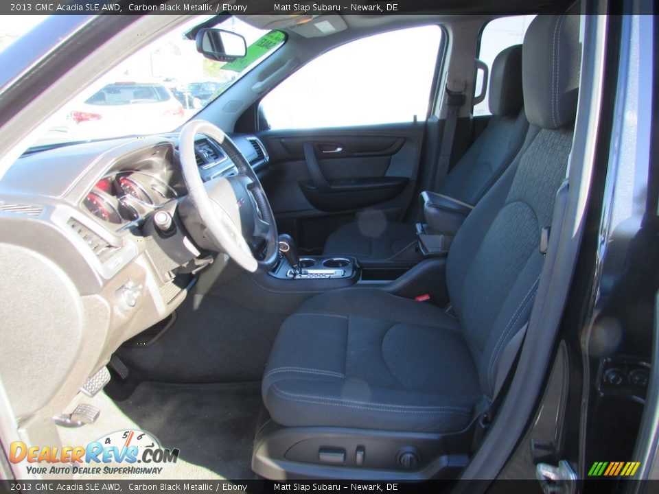2013 GMC Acadia SLE AWD Carbon Black Metallic / Ebony Photo #13