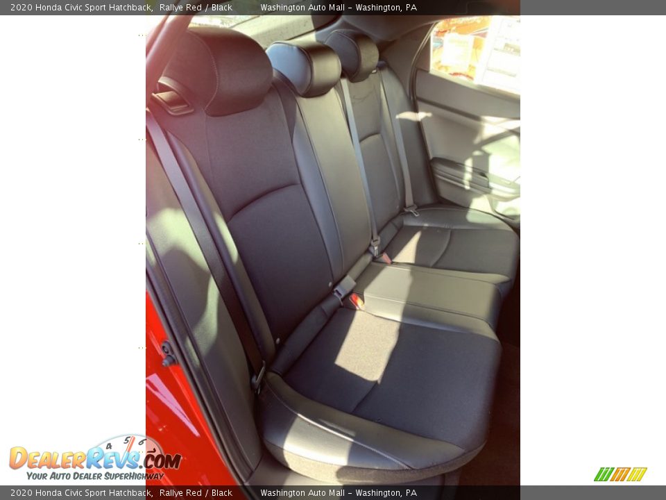 2020 Honda Civic Sport Hatchback Rallye Red / Black Photo #24