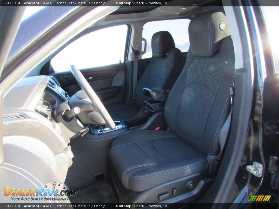 2013 GMC Acadia SLE AWD Carbon Black Metallic / Ebony Photo #16
