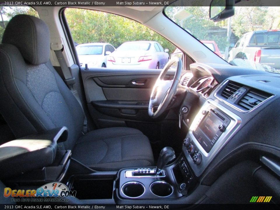 2013 GMC Acadia SLE AWD Carbon Black Metallic / Ebony Photo #17