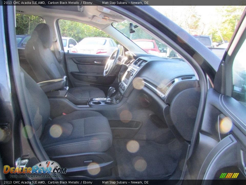 2013 GMC Acadia SLE AWD Carbon Black Metallic / Ebony Photo #18