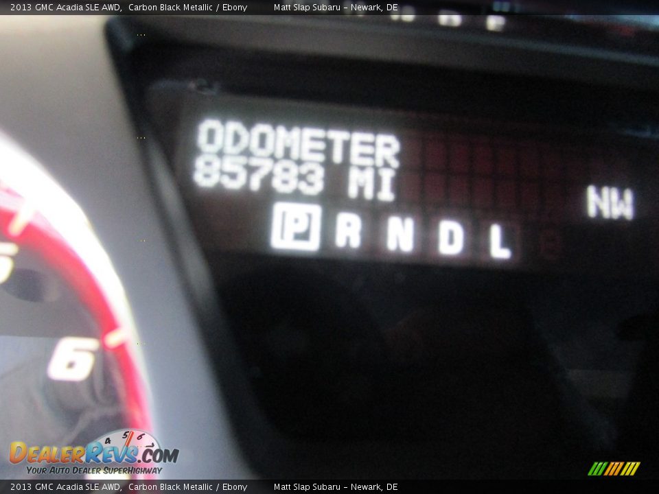 2013 GMC Acadia SLE AWD Carbon Black Metallic / Ebony Photo #29