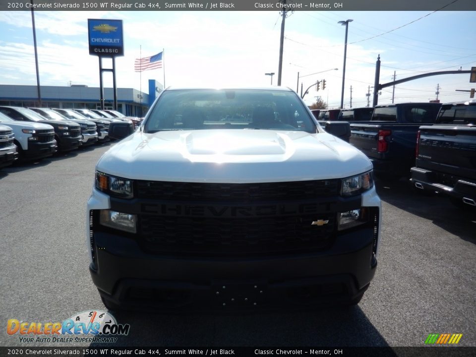 2020 Chevrolet Silverado 1500 WT Regular Cab 4x4 Summit White / Jet Black Photo #2