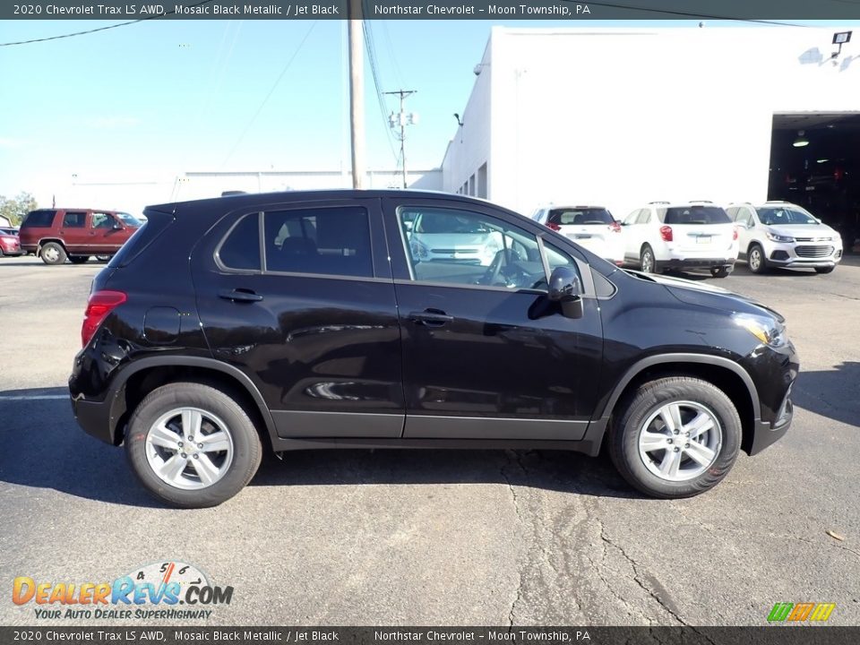 2020 Chevrolet Trax LS AWD Mosaic Black Metallic / Jet Black Photo #6