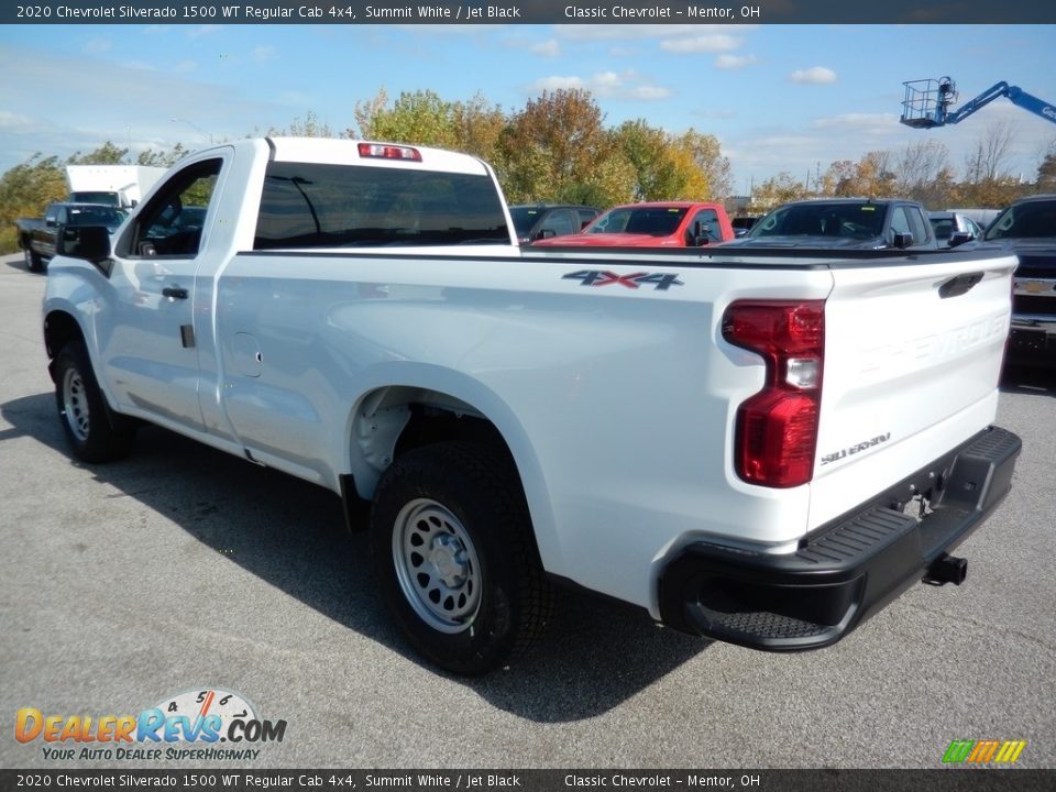 2020 Chevrolet Silverado 1500 WT Regular Cab 4x4 Summit White / Jet Black Photo #5