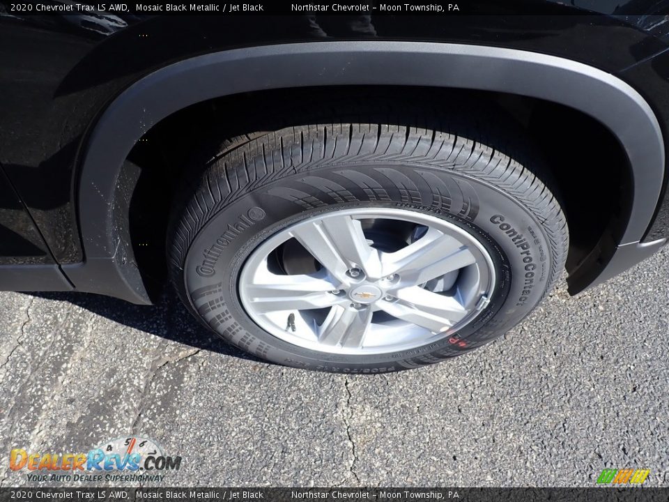 2020 Chevrolet Trax LS AWD Mosaic Black Metallic / Jet Black Photo #9