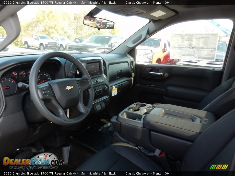 2020 Chevrolet Silverado 1500 WT Regular Cab 4x4 Summit White / Jet Black Photo #7