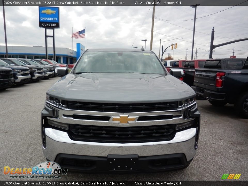 2020 Chevrolet Silverado 1500 LT Crew Cab 4x4 Satin Steel Metallic / Jet Black Photo #2