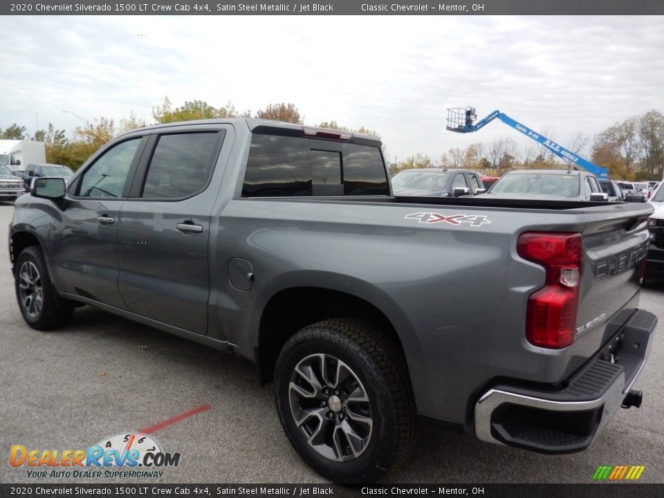 2020 Chevrolet Silverado 1500 LT Crew Cab 4x4 Satin Steel Metallic / Jet Black Photo #5