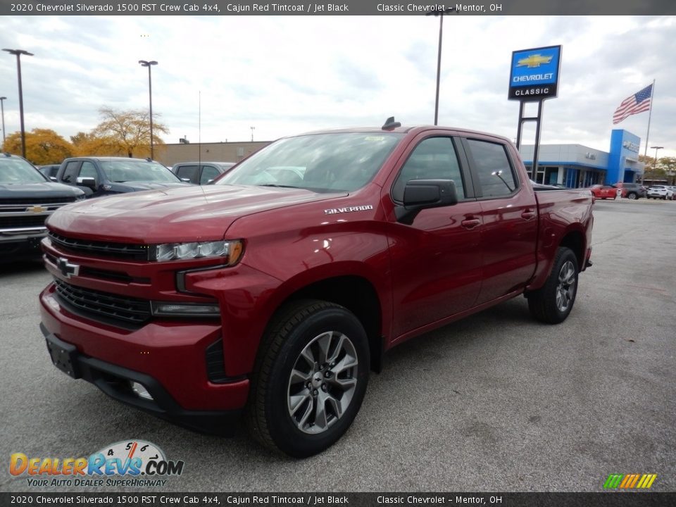 2020 Chevrolet Silverado 1500 RST Crew Cab 4x4 Cajun Red Tintcoat / Jet Black Photo #1