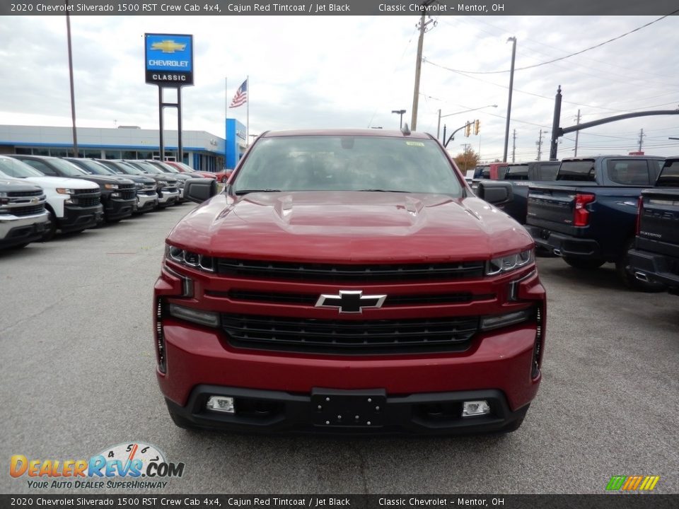 2020 Chevrolet Silverado 1500 RST Crew Cab 4x4 Cajun Red Tintcoat / Jet Black Photo #2