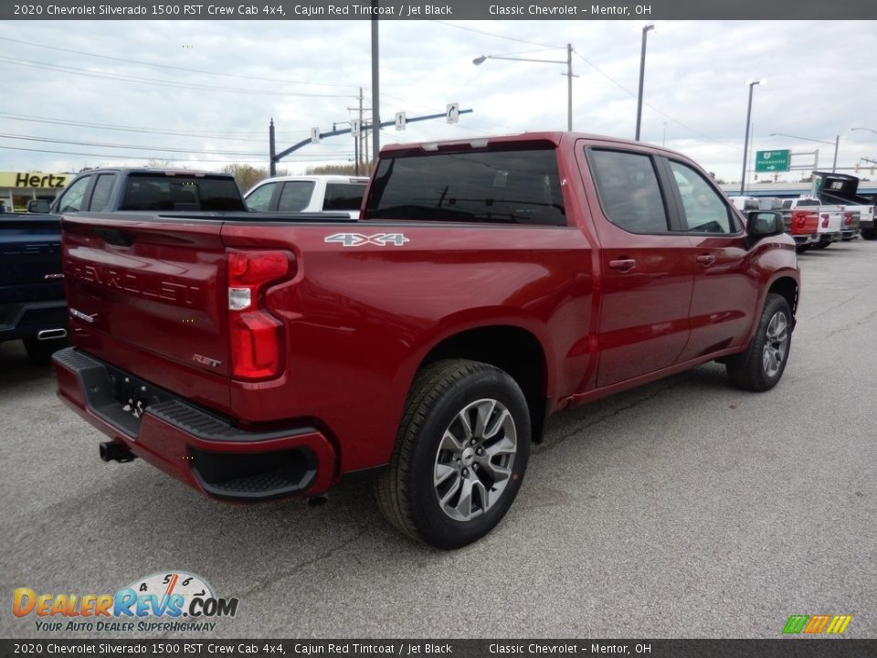 2020 Chevrolet Silverado 1500 RST Crew Cab 4x4 Cajun Red Tintcoat / Jet Black Photo #4