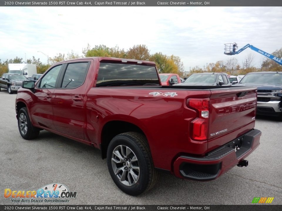 2020 Chevrolet Silverado 1500 RST Crew Cab 4x4 Cajun Red Tintcoat / Jet Black Photo #5