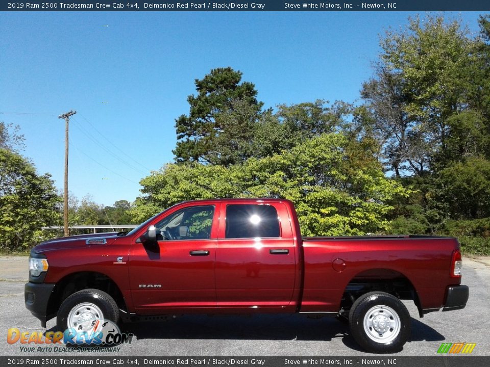 2019 Ram 2500 Tradesman Crew Cab 4x4 Delmonico Red Pearl / Black/Diesel Gray Photo #1