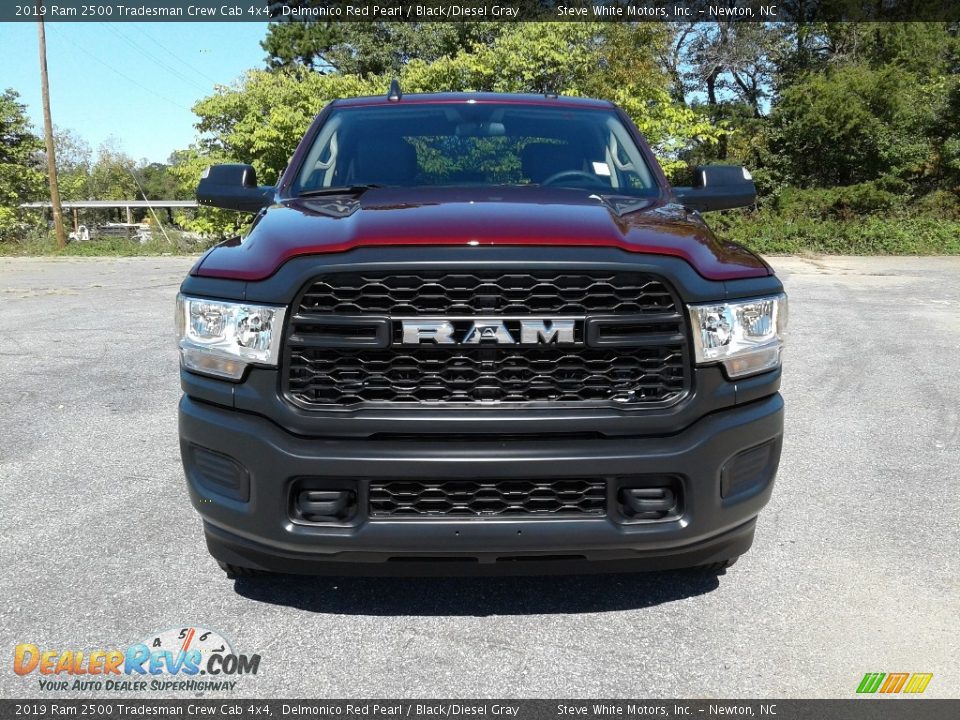 2019 Ram 2500 Tradesman Crew Cab 4x4 Delmonico Red Pearl / Black/Diesel Gray Photo #3
