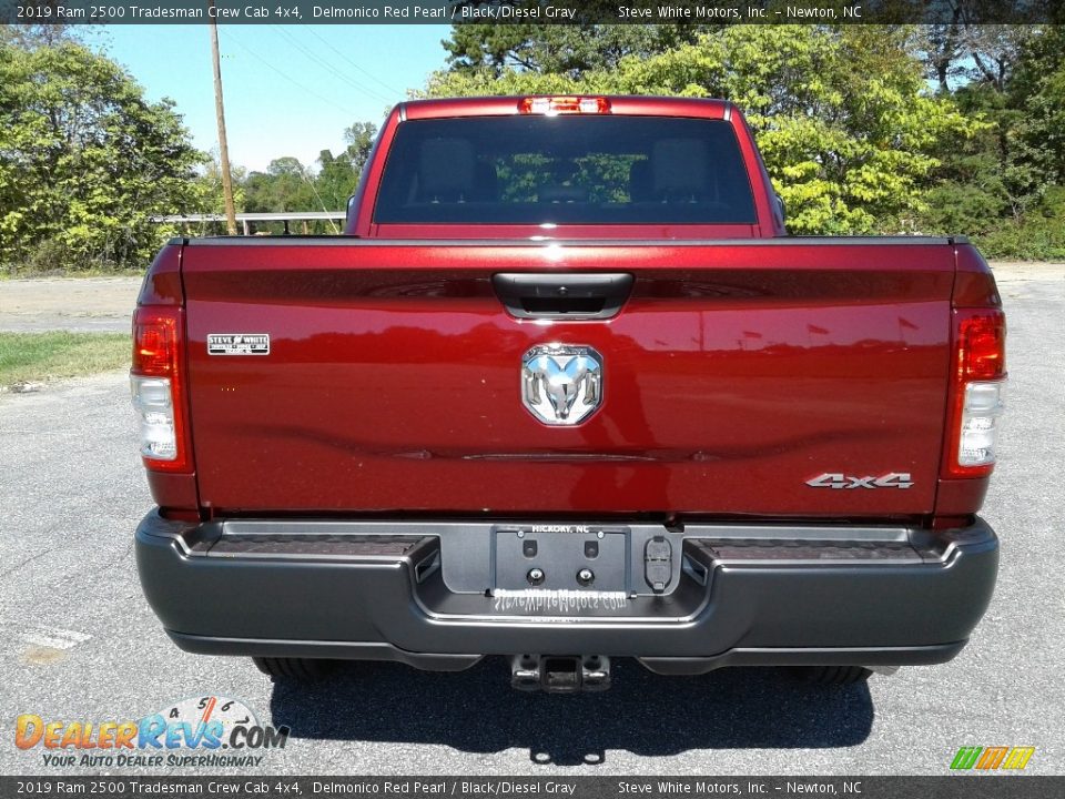 2019 Ram 2500 Tradesman Crew Cab 4x4 Delmonico Red Pearl / Black/Diesel Gray Photo #7