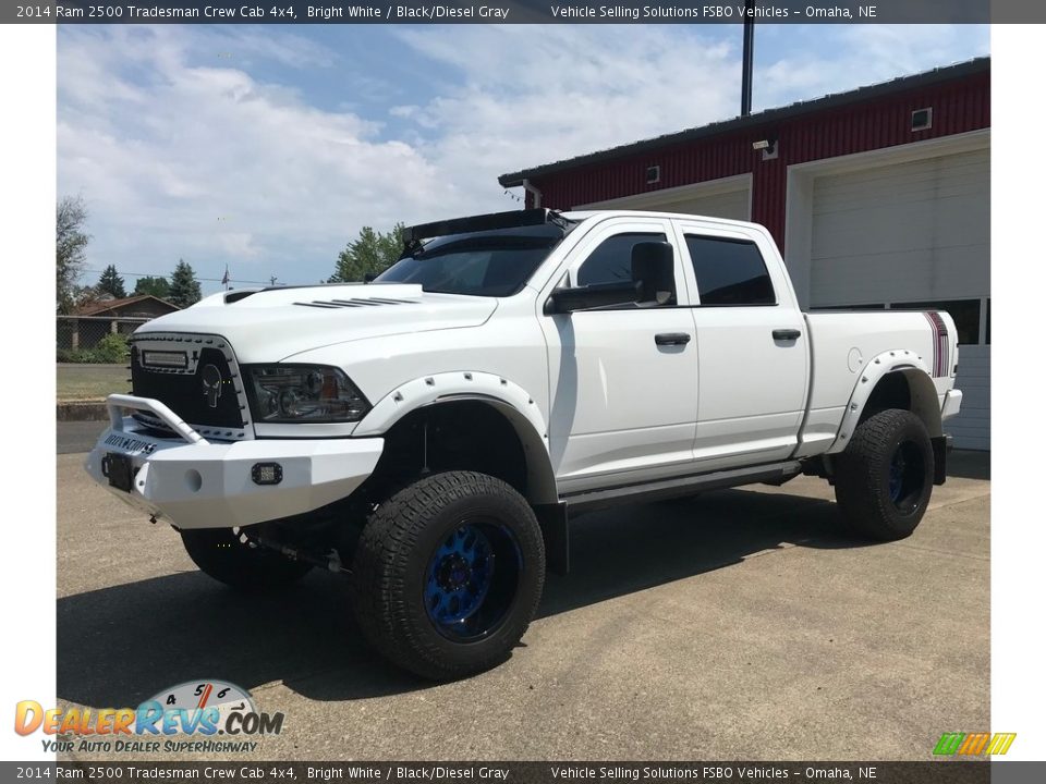 2014 Ram 2500 Tradesman Crew Cab 4x4 Bright White / Black/Diesel Gray Photo #1