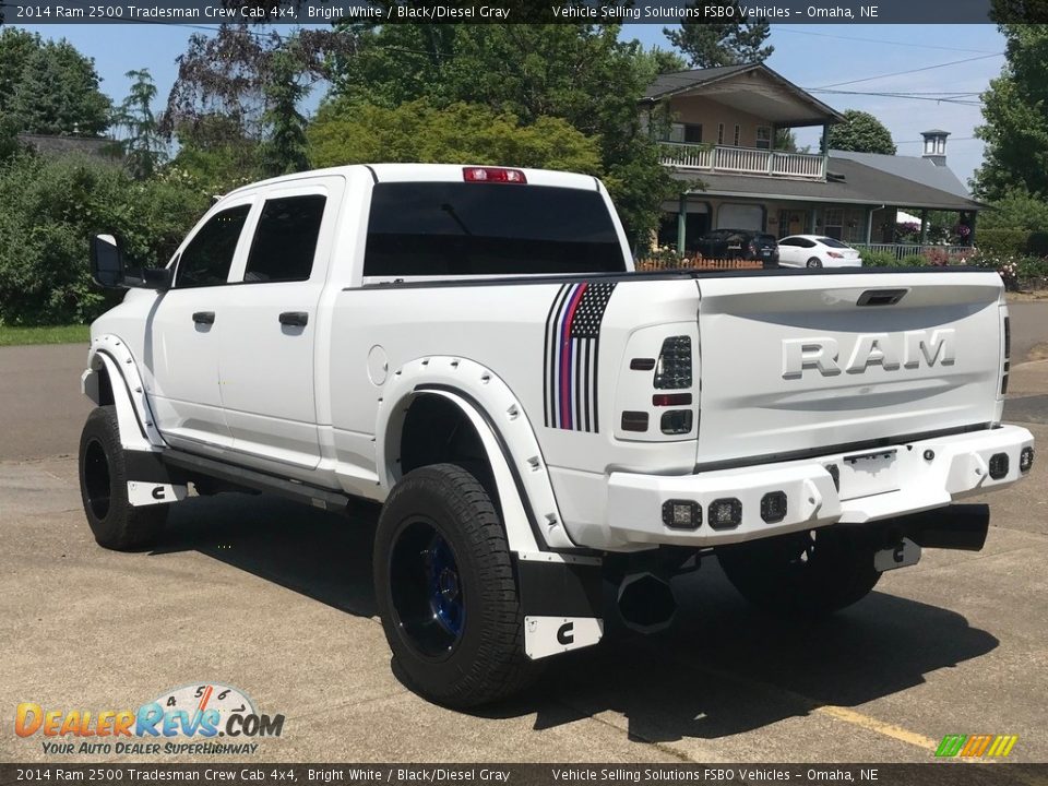 2014 Ram 2500 Tradesman Crew Cab 4x4 Bright White / Black/Diesel Gray Photo #11