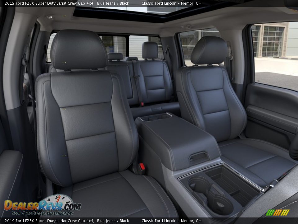 2019 Ford F250 Super Duty Lariat Crew Cab 4x4 Blue Jeans / Black Photo #10