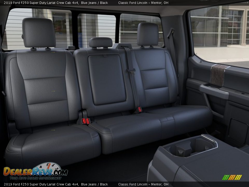 2019 Ford F250 Super Duty Lariat Crew Cab 4x4 Blue Jeans / Black Photo #11
