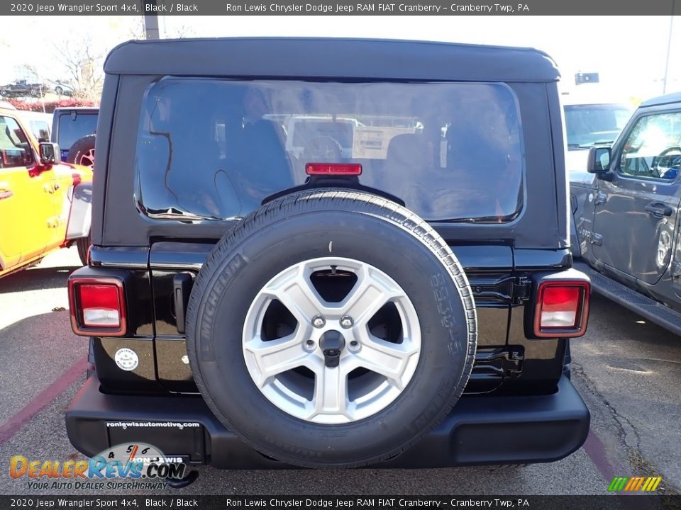 2020 Jeep Wrangler Sport 4x4 Black / Black Photo #4