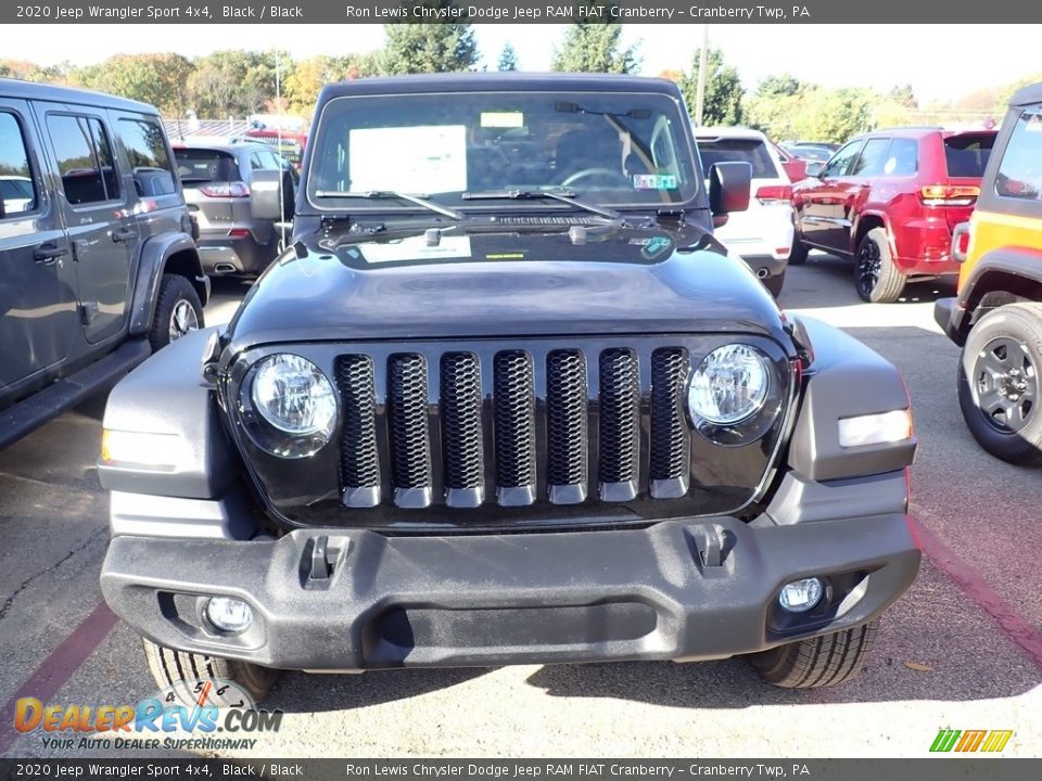 2020 Jeep Wrangler Sport 4x4 Black / Black Photo #7