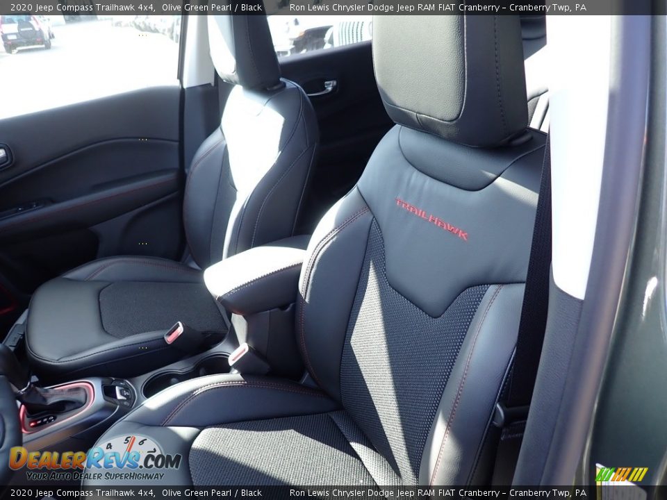 2020 Jeep Compass Trailhawk 4x4 Olive Green Pearl / Black Photo #14