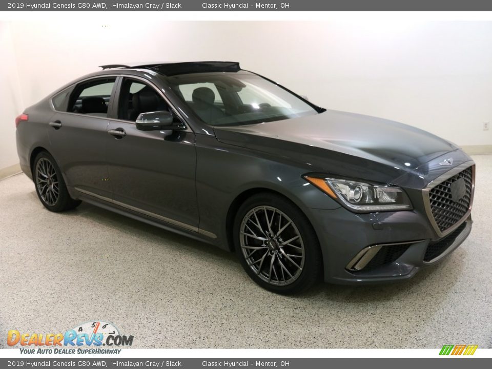 Front 3/4 View of 2019 Hyundai Genesis G80 AWD Photo #1