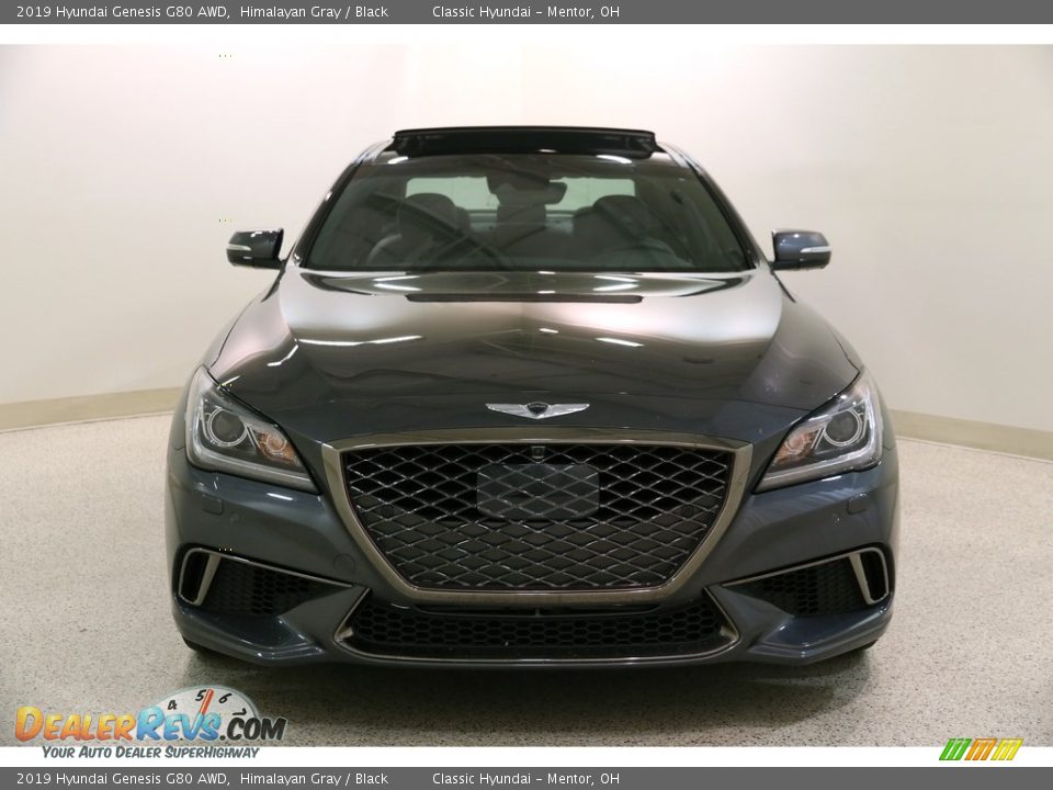 2019 Hyundai Genesis G80 AWD Himalayan Gray / Black Photo #2