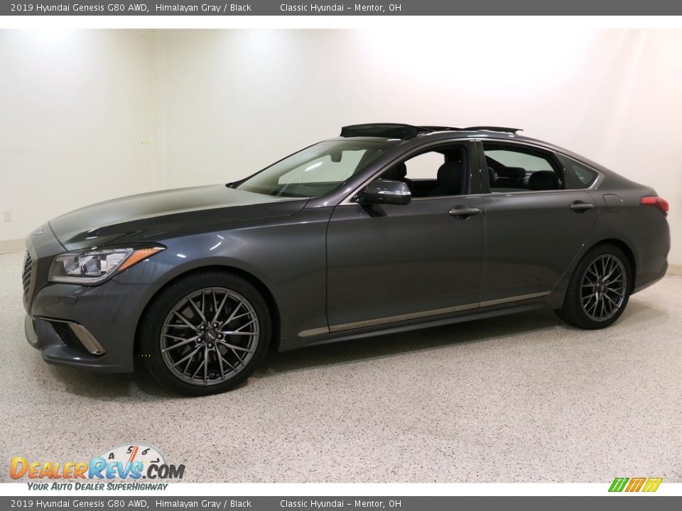 2019 Hyundai Genesis G80 AWD Himalayan Gray / Black Photo #3
