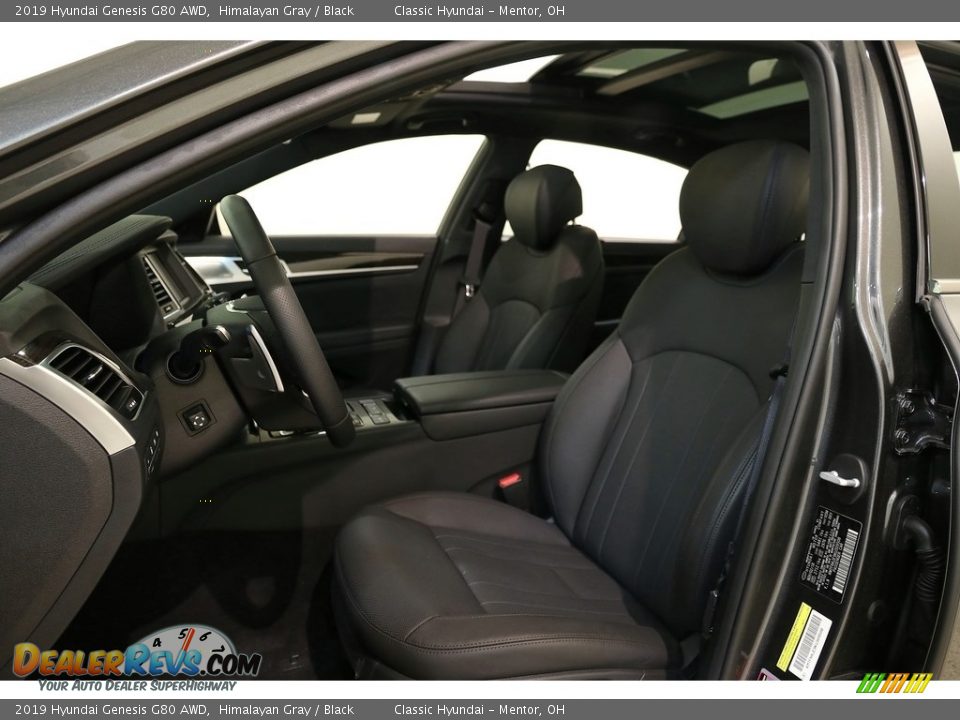 Front Seat of 2019 Hyundai Genesis G80 AWD Photo #5
