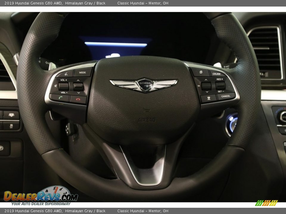 2019 Hyundai Genesis G80 AWD Steering Wheel Photo #7