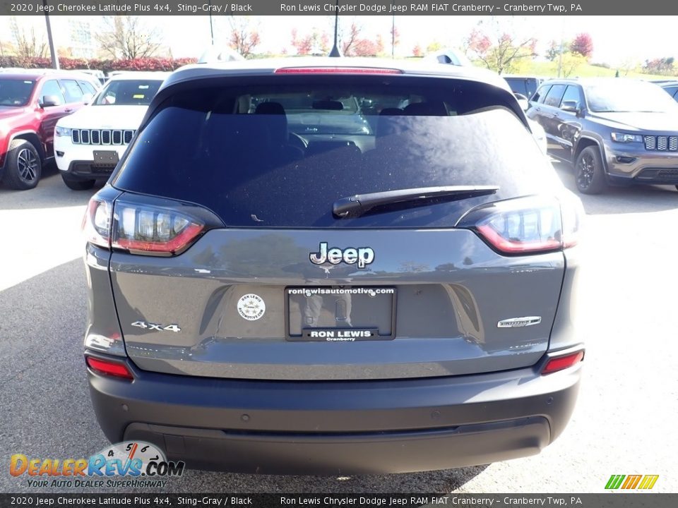2020 Jeep Cherokee Latitude Plus 4x4 Sting-Gray / Black Photo #4