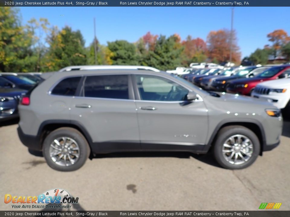 2020 Jeep Cherokee Latitude Plus 4x4 Sting-Gray / Black Photo #6