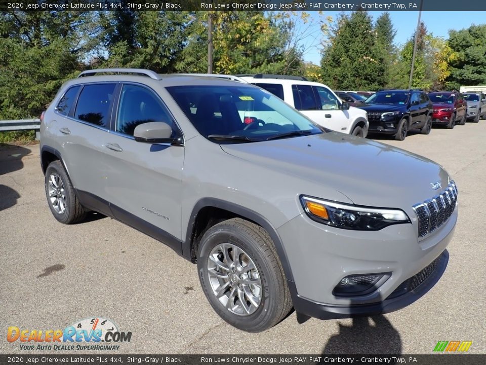 2020 Jeep Cherokee Latitude Plus 4x4 Sting-Gray / Black Photo #7