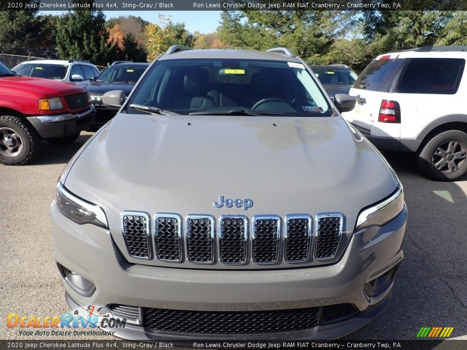 2020 Jeep Cherokee Latitude Plus 4x4 Sting-Gray / Black Photo #8