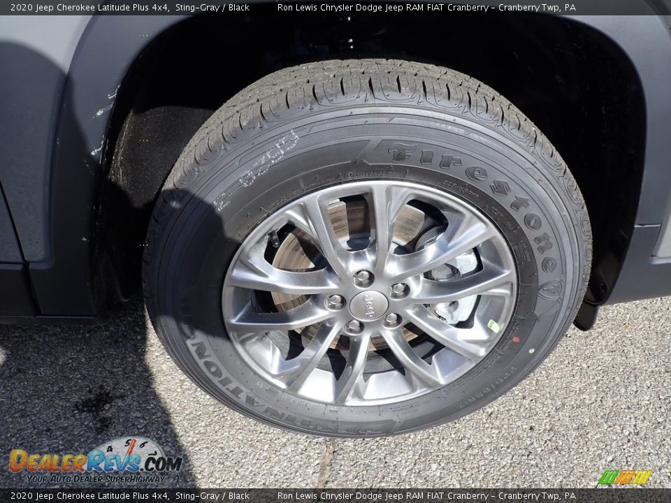 2020 Jeep Cherokee Latitude Plus 4x4 Sting-Gray / Black Photo #9