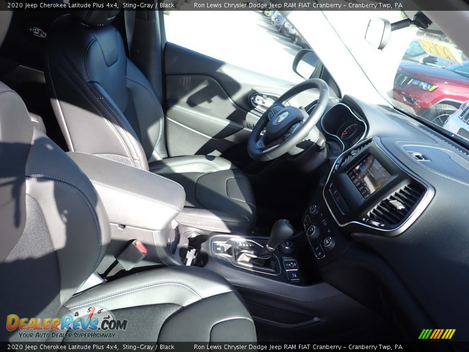 2020 Jeep Cherokee Latitude Plus 4x4 Sting-Gray / Black Photo #10