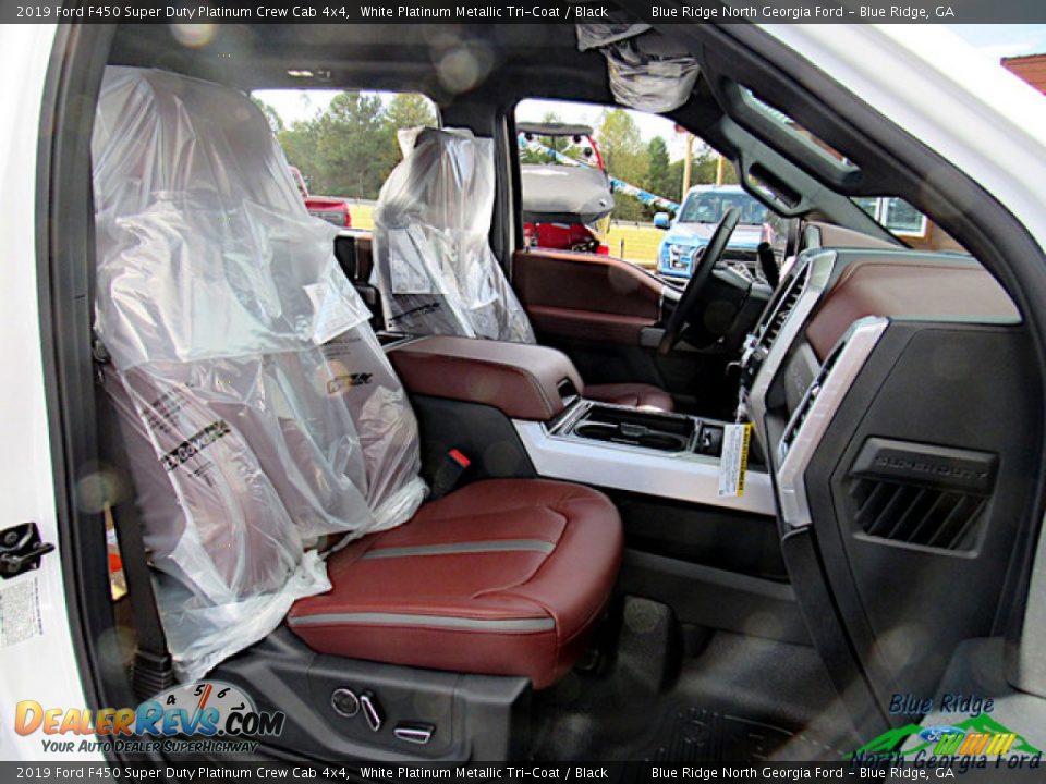 2019 Ford F450 Super Duty Platinum Crew Cab 4x4 White Platinum Metallic Tri-Coat / Black Photo #11